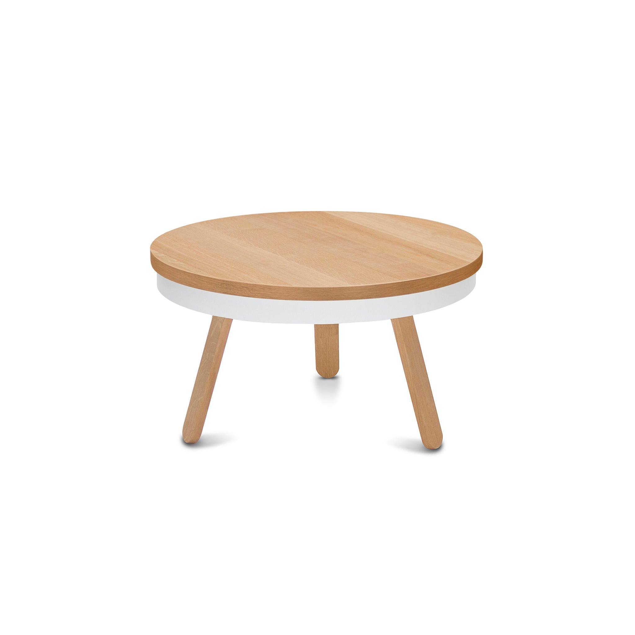 Batea M coffee table · Oak & white Woodendot