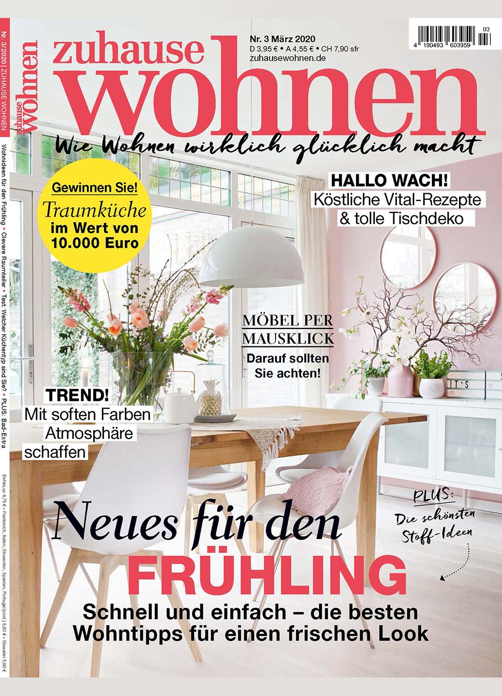 Zuhause Wohnen Magazine Batea M Wooden Center Table Cover March 2020