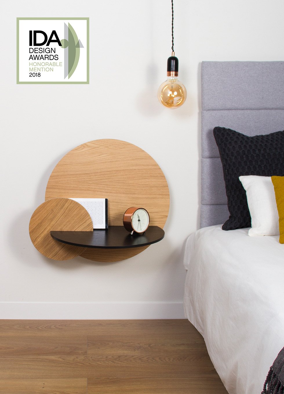 nightstand minimal simple oak wooden