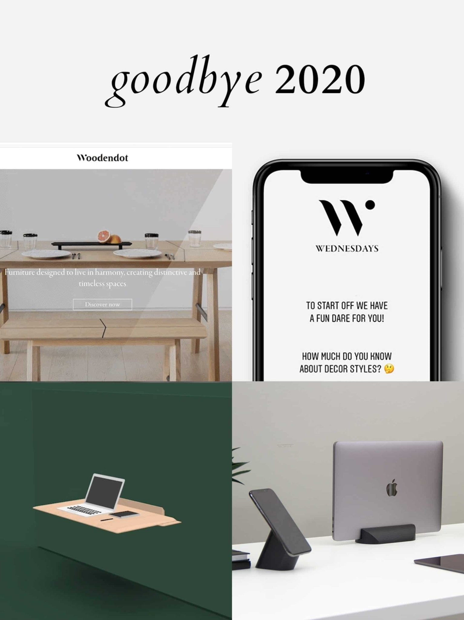 Thank you for joining us in our 2020 journey! - Woodendot