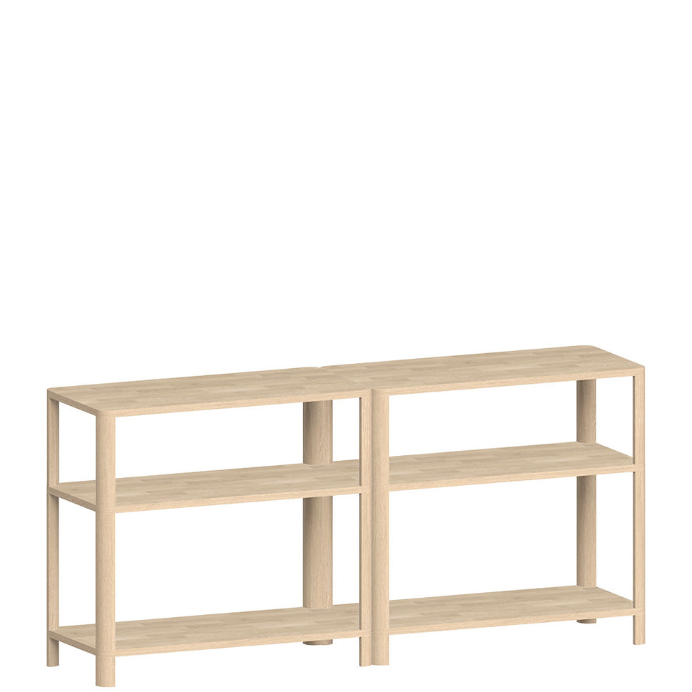 Cloe Low Sideboard · White Pigmented Oak