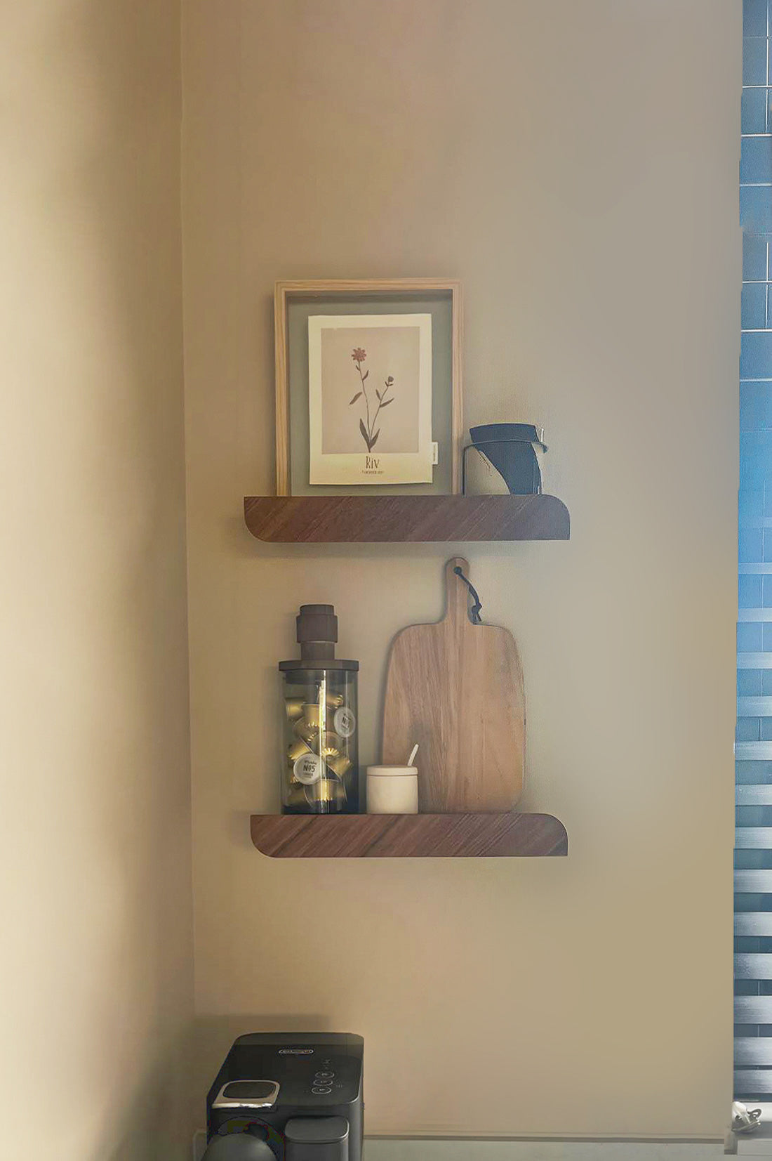 Cielo Wall Shelf Medium Oak Woodendot