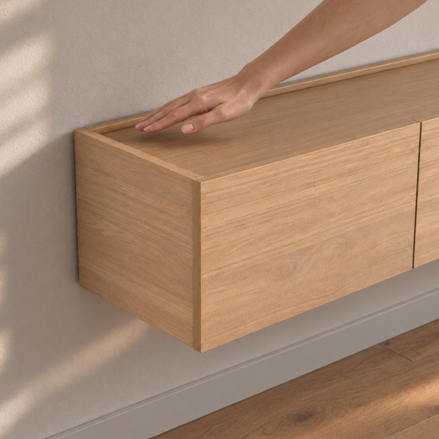 Dalea Floating Lowboard · Oak Decor – 4 Modules XL
