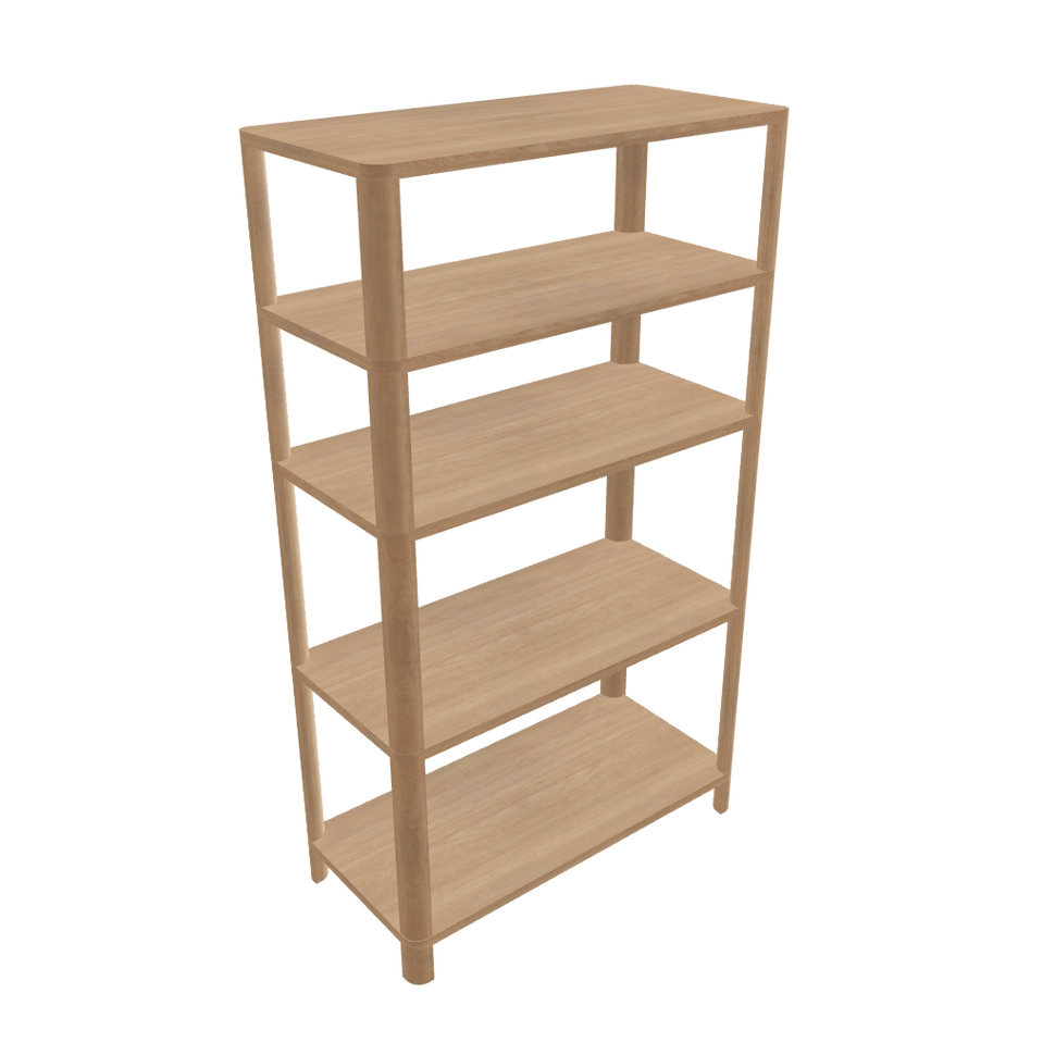 Cloe Modular Oak Bookshelf