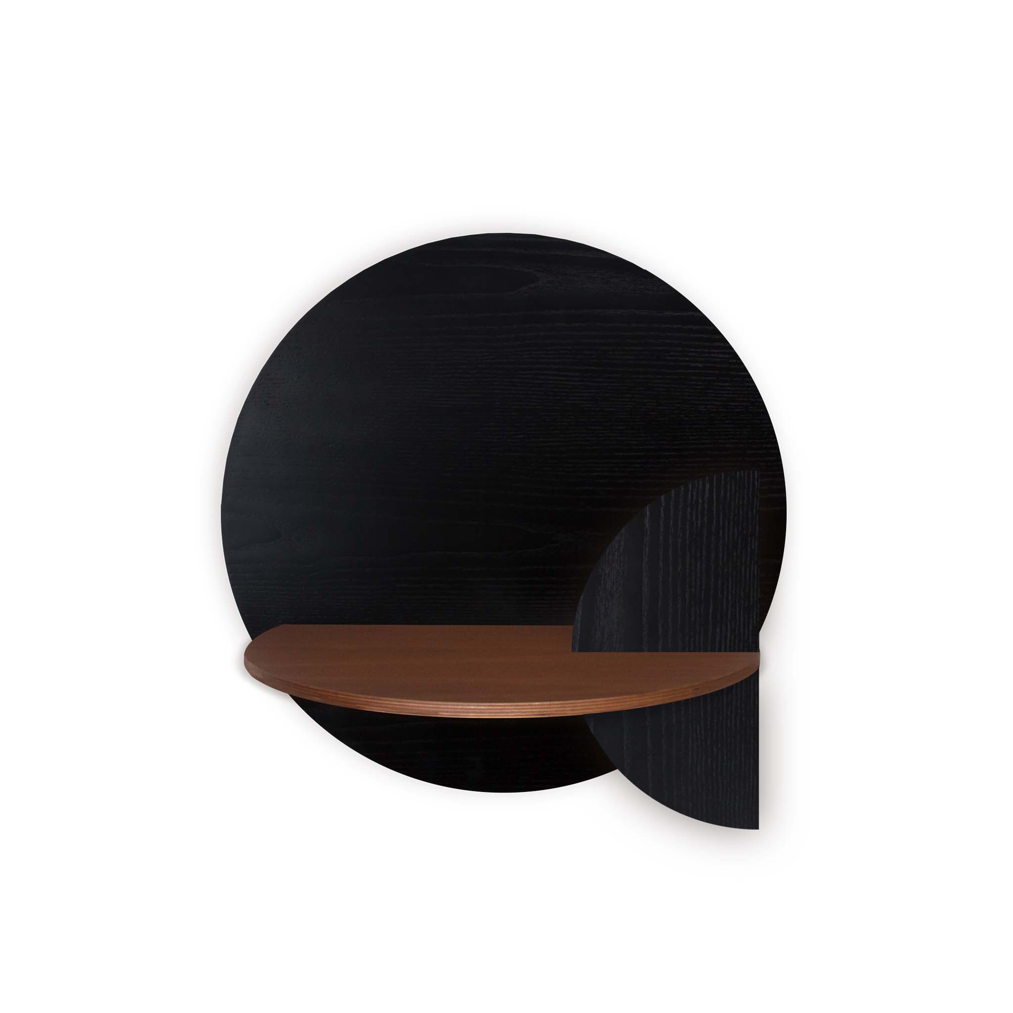 Alba floating nightstand · Black circle