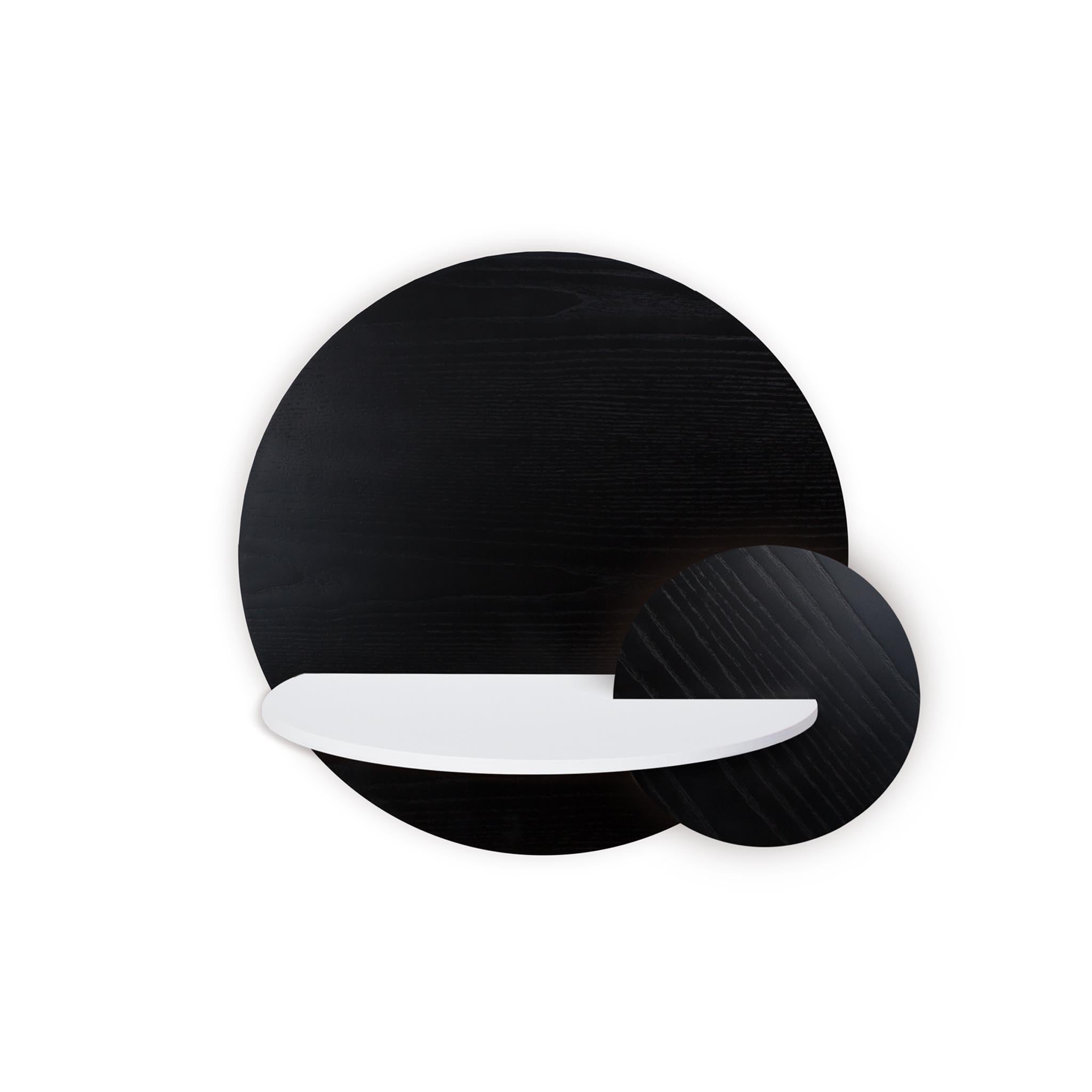 Alba floating nightstand · Black circle