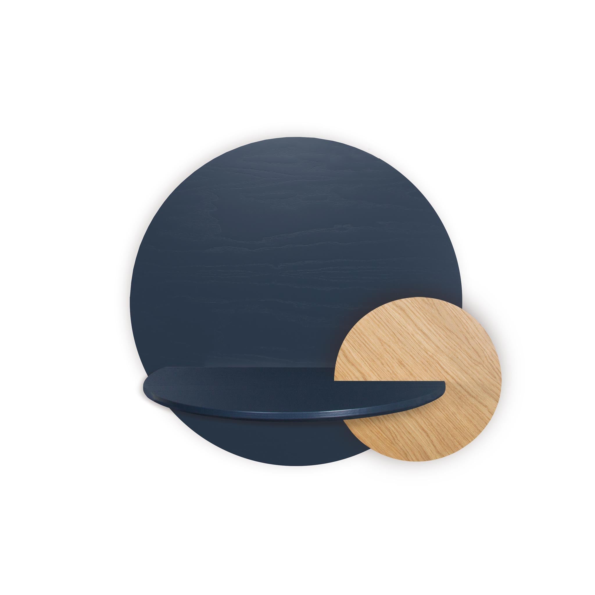 Alba floating nightstand · Blue circle