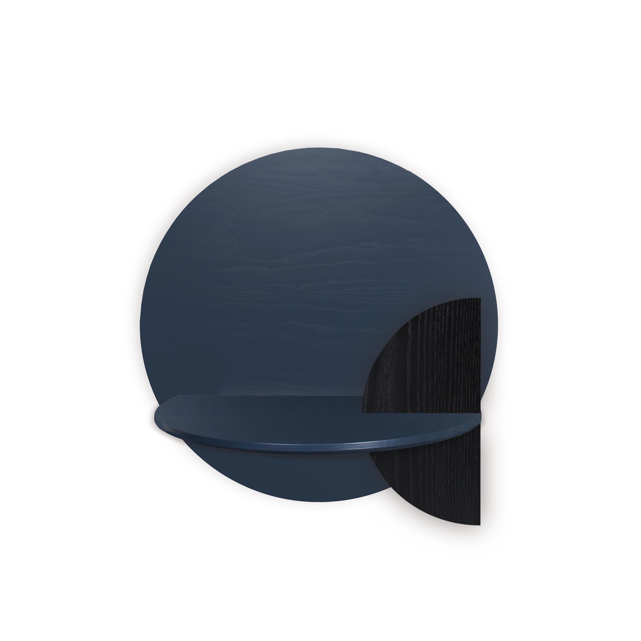 Alba floating nightstand DUO · Blue circle