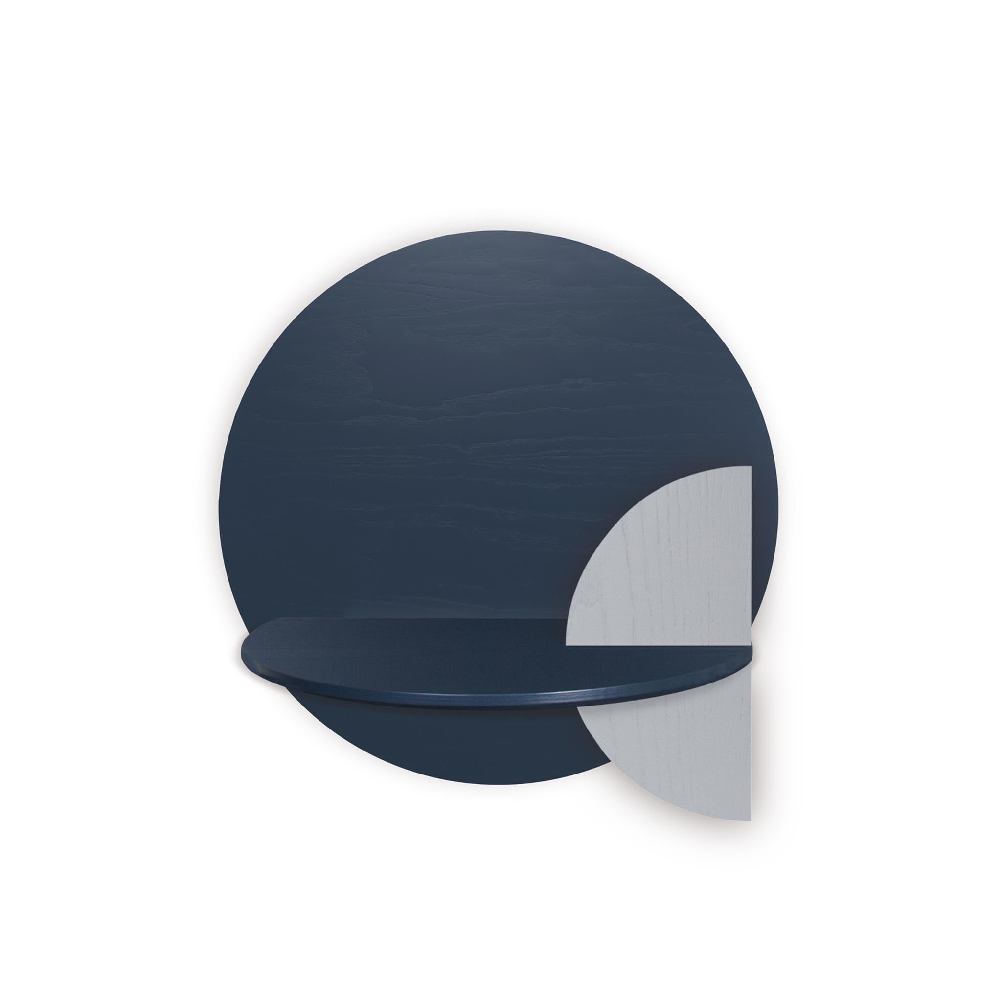 Alba floating nightstand DUO · Blue circle