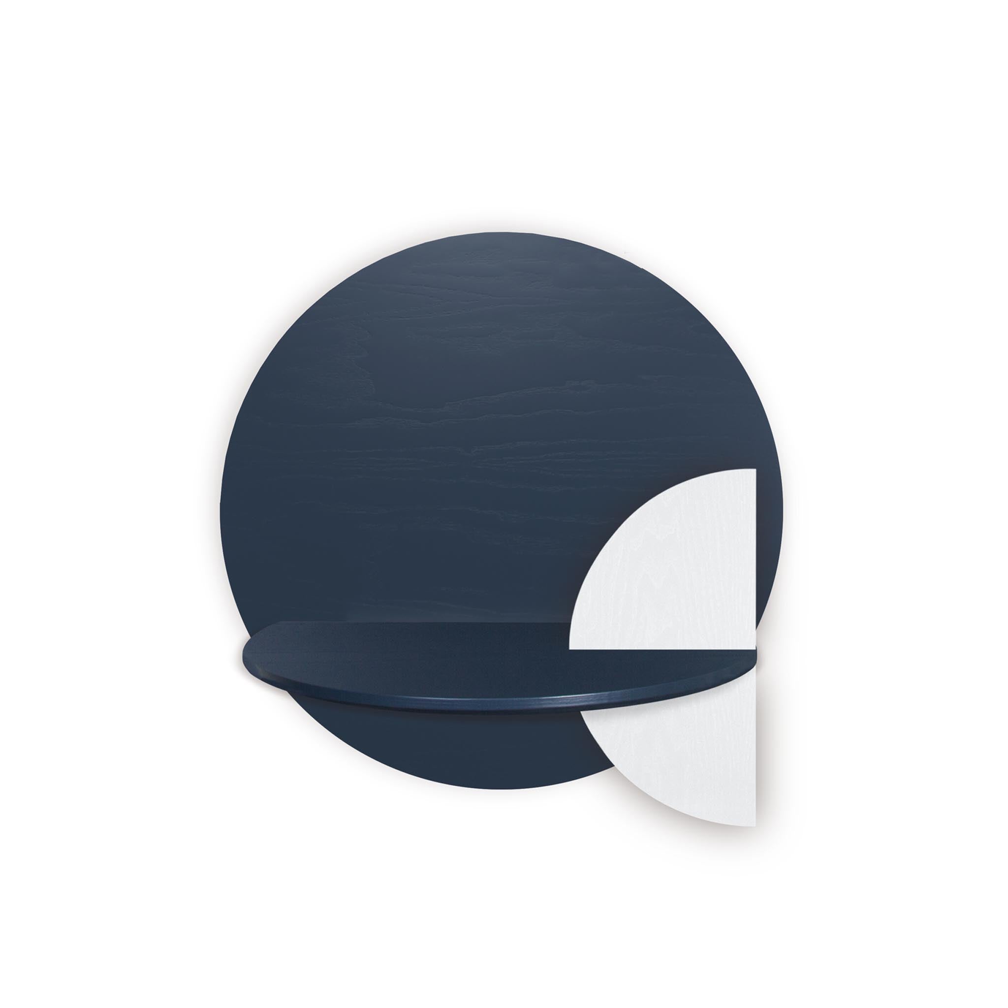 Alba floating nightstand · Blue circle