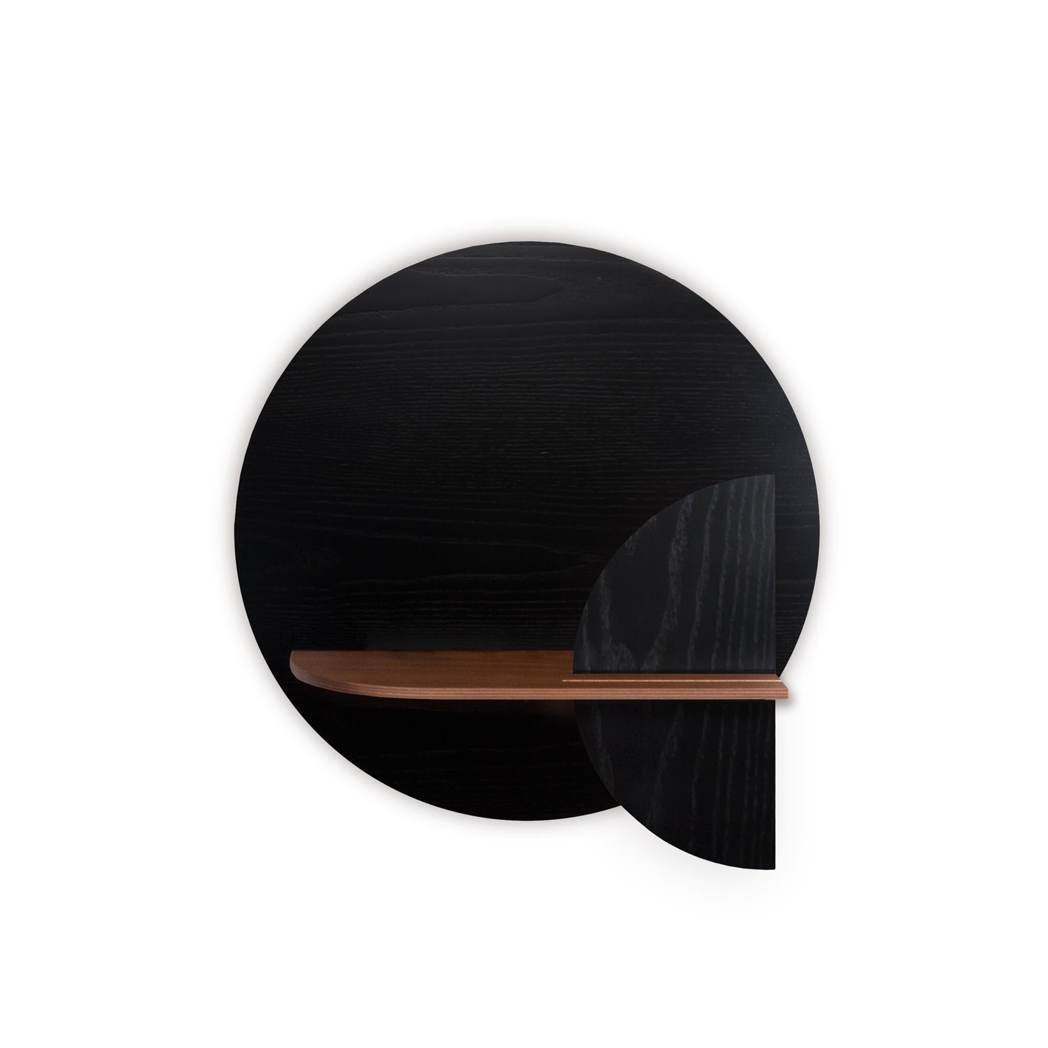 Alba wall shelf DUO · Black circle