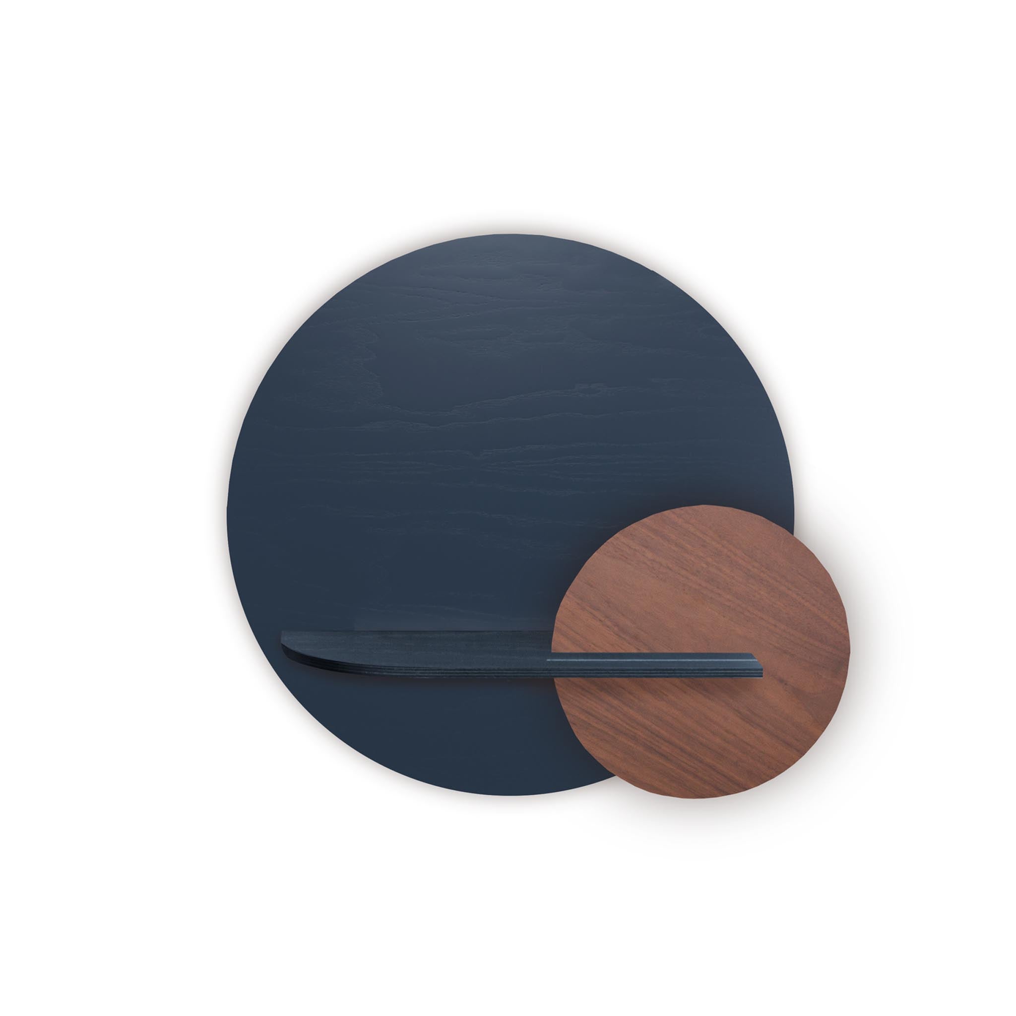 Alba wall shelf · Blue circle