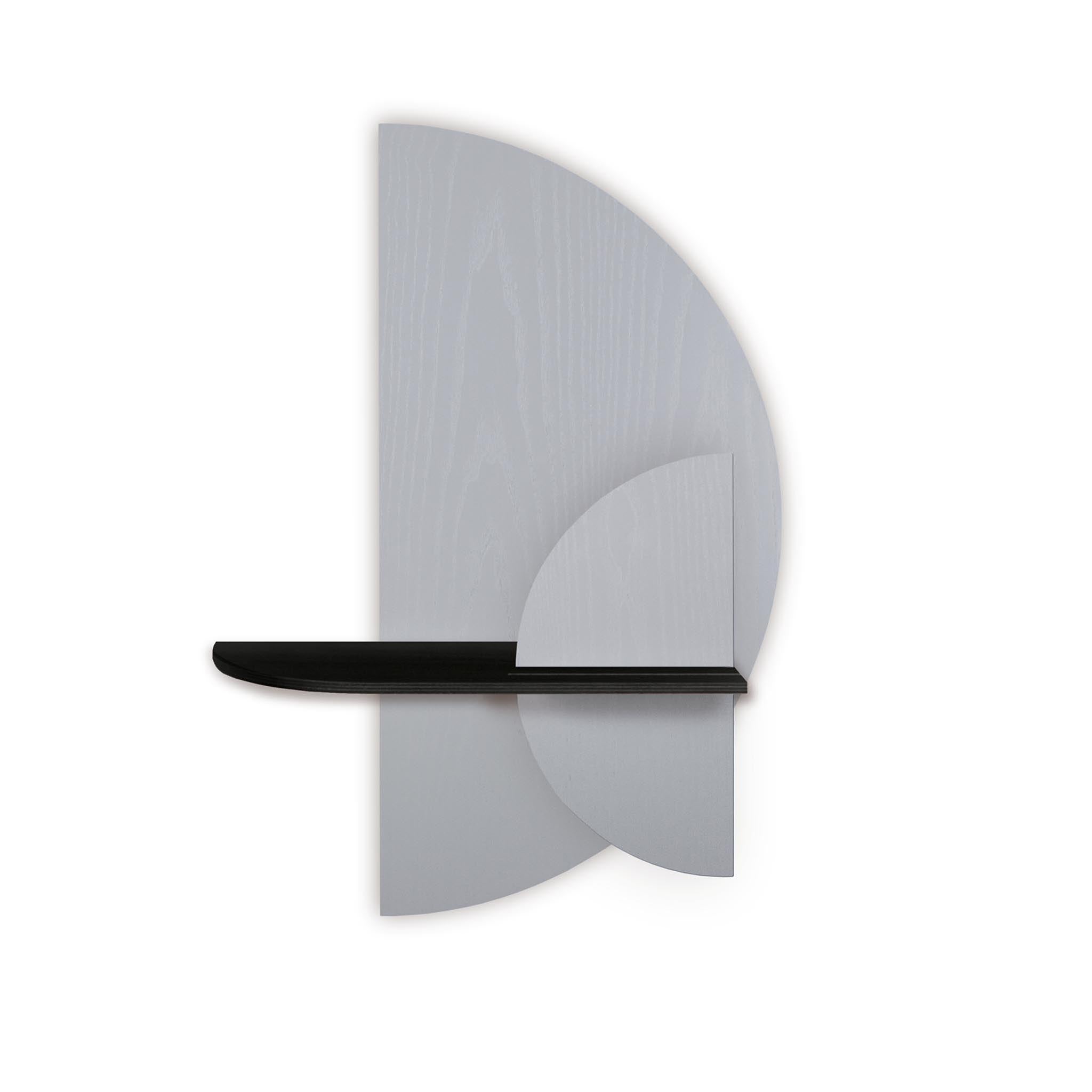 Alba wall shelf DUO · Grey semicircle