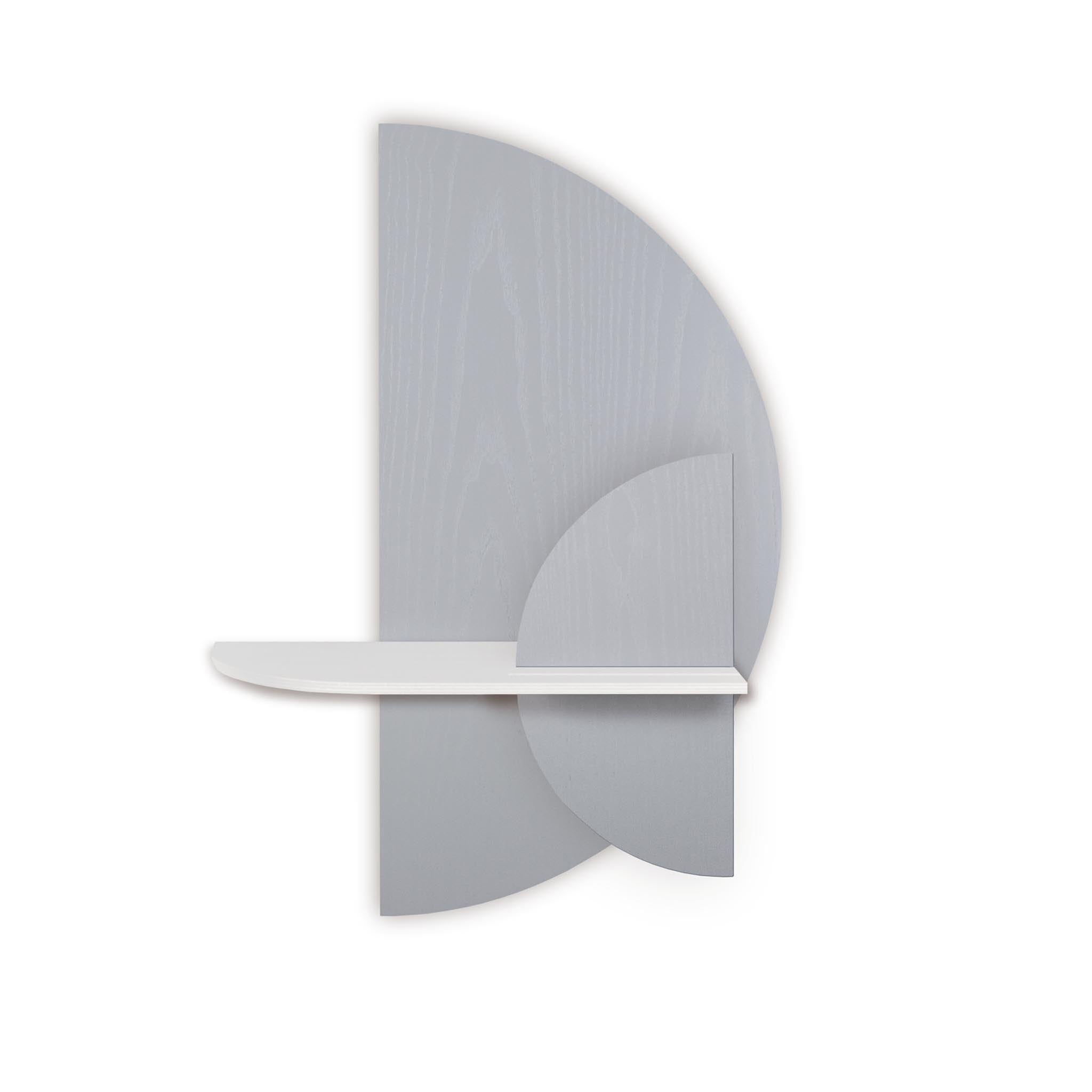 Alba wall shelf DUO · Grey semicircle