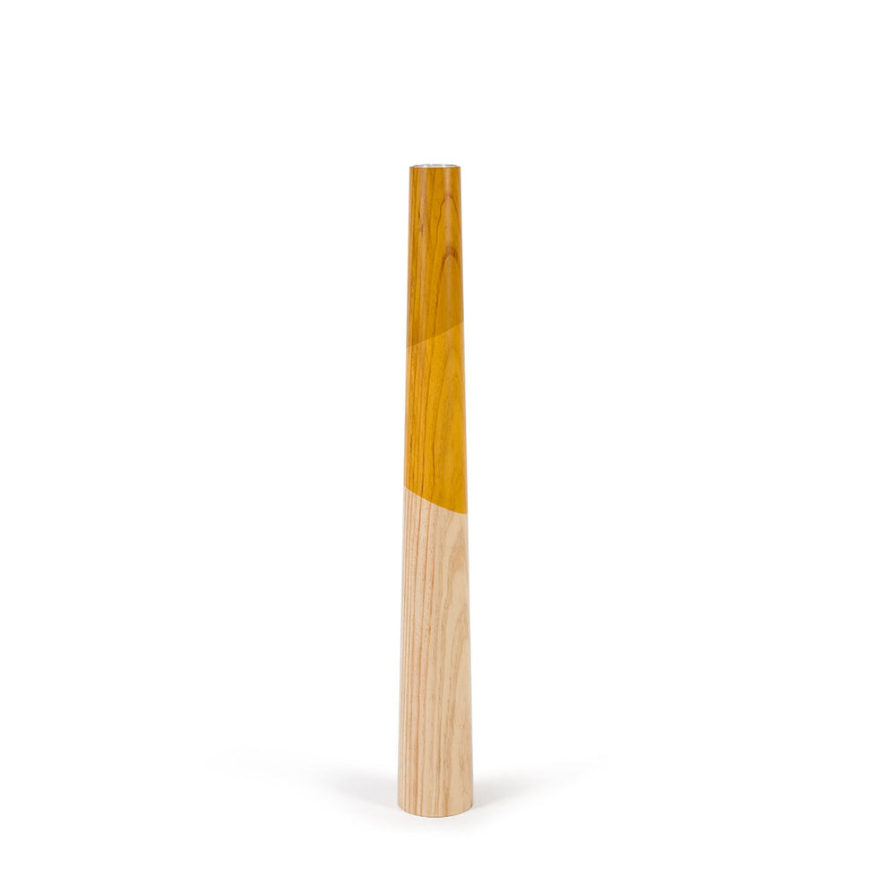 Etna Boden-Kerzenhalter · Extra groß Senfgelb – Woodendot