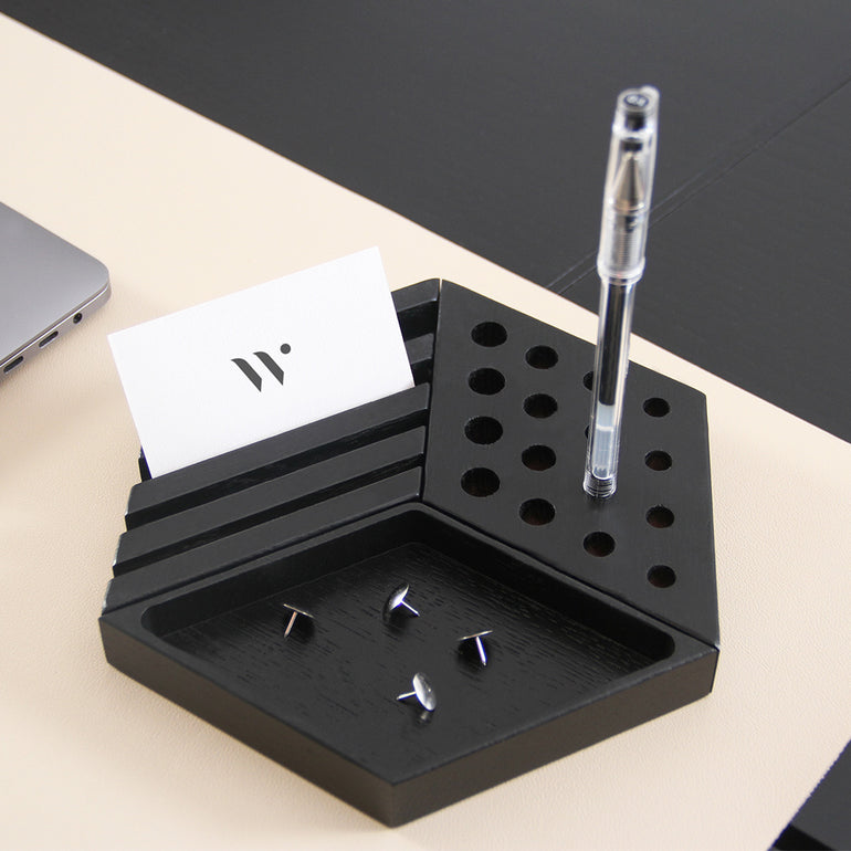 Kesito Schreibtisch-Organizer · Schwarz – Woodendot