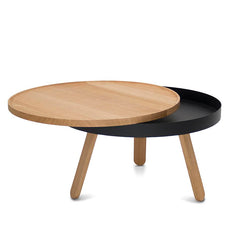 Batea M coffee table · Oak & black (2015 version)